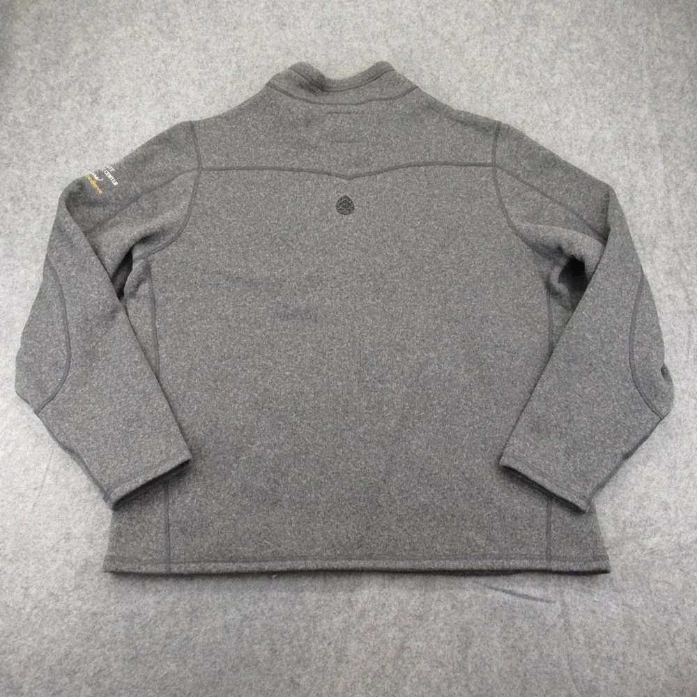 Stio Mens Full Zip‎ Fleece Sweater Jacket Size XXL Company Logo Embroidered